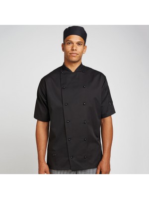 Plain Short sleeve executive jacket Lechef  Professional 200 GSM